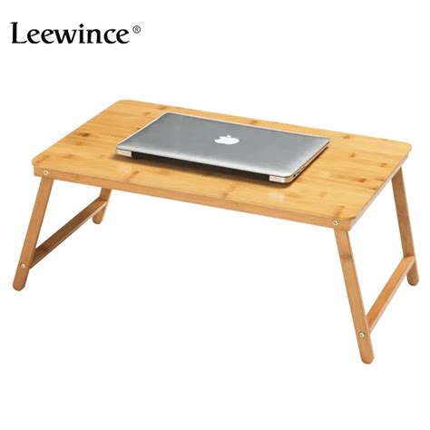 Leewince Computer Desks Portable Laptop Desk Easy Comforts Tray The