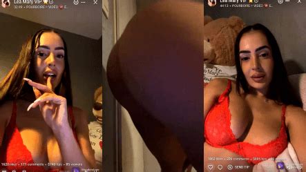 L A Mary Onlyfans Liveshow In Red Lingerie Video Leaked Born To Be Fuck