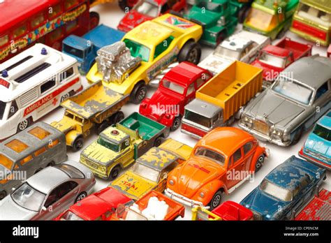 Old Toy Cars Stock Photo Alamy