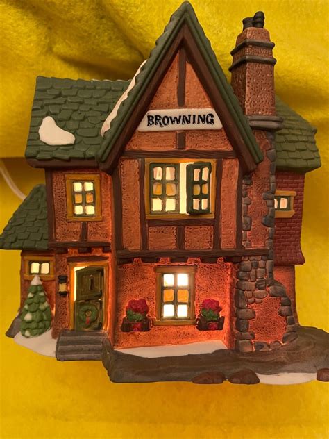 Department 56 Dickens Village Browning Cottage 5824 6 Christmas Heritage Perfect Ebay