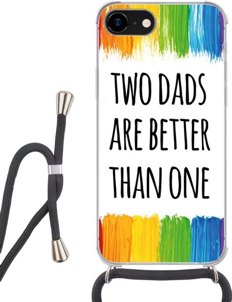 Hoesje Met Koord Iphone Se Quotes Two Dads Are Better Than One