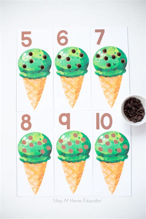 Ice Cream Activities For Preschool Counting