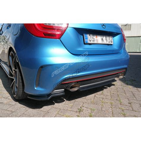 Central Rear Splitter Without Vertical Bars Mercedes Benz W176 Amg Line Preface Races