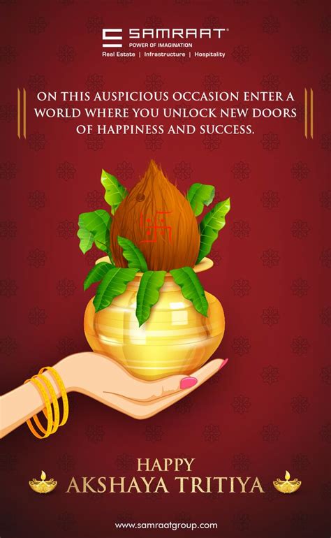 Happy Akshaya Tritiya On This Auspicious Occasion Enter A World Where You Unlock New Doors