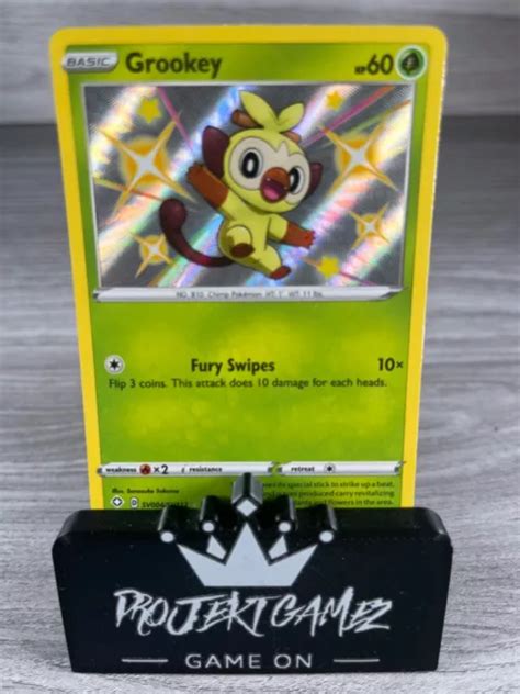 Carte Collectionner Pok Mon Grookey Sv Sv Swsh Shining Fates