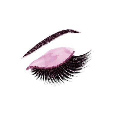 Lashes Vector Illustration Stock Vector Image By Sashica