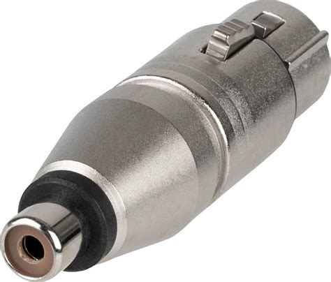 Neutrik NA2FPMF Μετατροπέας XLR female σε RCA female Ασημί Skroutz gr