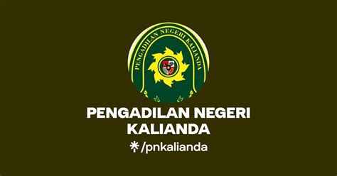 Pengadilan Negeri Kalianda Instagram Facebook Linktree