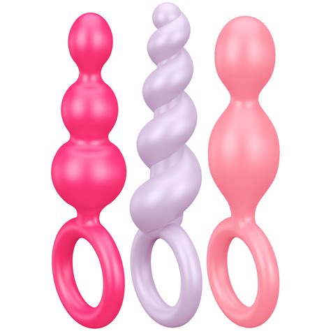 Satisfyer Booty Call Coloured Anal Plug Set Sinful