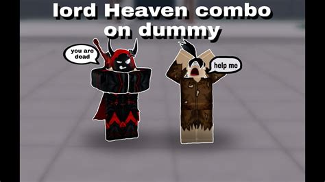 I Learned Lord Heaven In Combo Roblox Strongest Battlegrounds Youtube