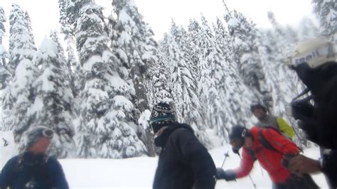 Alpental Backcountry Skiing With The Gang Youtube