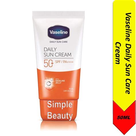 Vaseline Daily Sun Care Cream Spf Ml Shopee Singapore