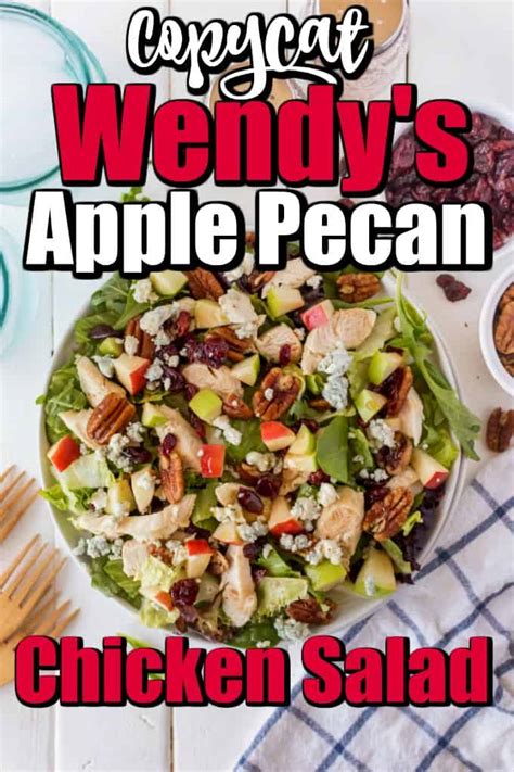 Copycat Wendys Apple Pecan Chicken Salad Noshing With The Nolands