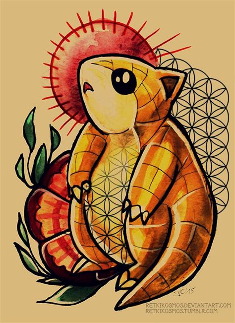 Sandshrew By Retkikosmos On Deviantart Pokemon Painting Pokemon Art