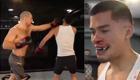 Video: Sean Strickland batters Sneako in sparring fight