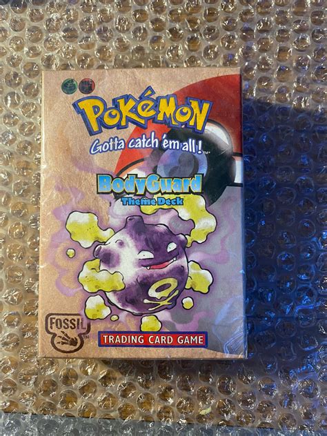 Pokemon Wotc Fossil Bodyguard Theme Trading Card Deck Sealed