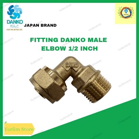 Jual Fitting Sambungan Pipa Air Panas Danko Knee Male Elbow Keni