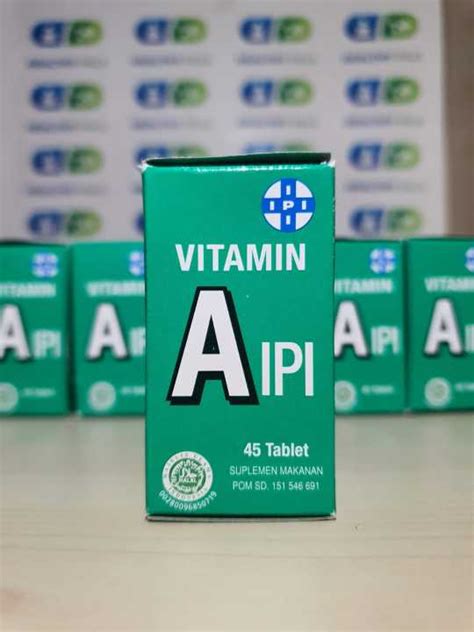 Ipi Vitamin A Tablet Vitamin A Ipi Botol Isi Tab Lazada Indonesia