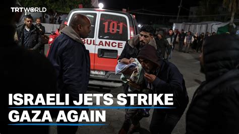 Israeli Strikes Kill 23 Aid Workers At Gazas Kuwait Roundabout Youtube