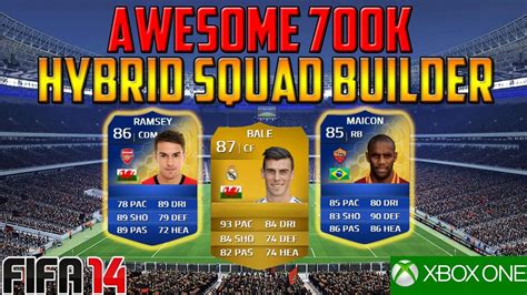 FIFA 14 700k Hybrid Squad Builder Ft Bale TOTS Ramsey TOTS Maicon