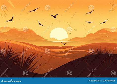 Sunset_and_bird_Bird_silhouette_And_Sunset_nature_1690600083405_3 Stock ...