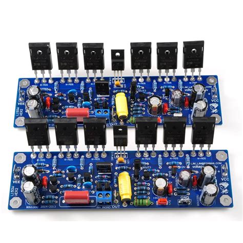 LJM L150W Stereo MOSFET IRFP250 Amplifier Board 200W 8R 2 Channel