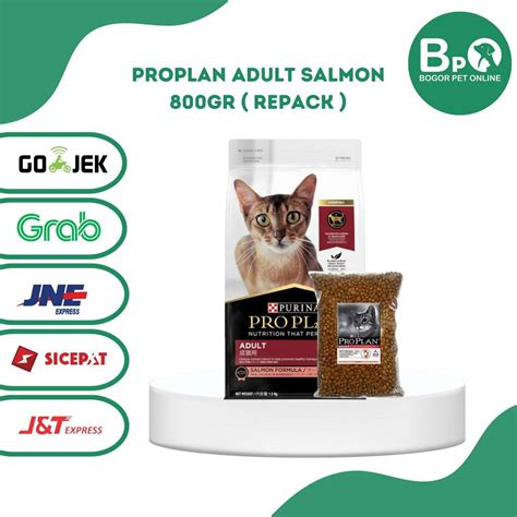 Jual Pro Plan Proplan Salmon Repack Adult 800gr Makanan Kucing