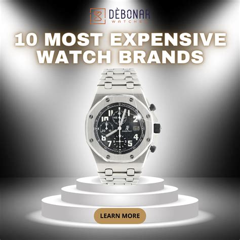 Top 10 Most Expensive Watch Brands – Debonar Watches Sp. z o.o