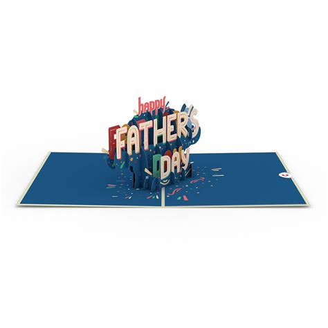 Happy Fathers Day Pop Up Card Fireworks Happy Fathers Day Lovepop