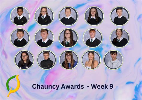 CHAUNCY AWARDS WEEK NINE – MONDAY 10TH NOVEMBER – FRIDAY 14TH NOVEMBER