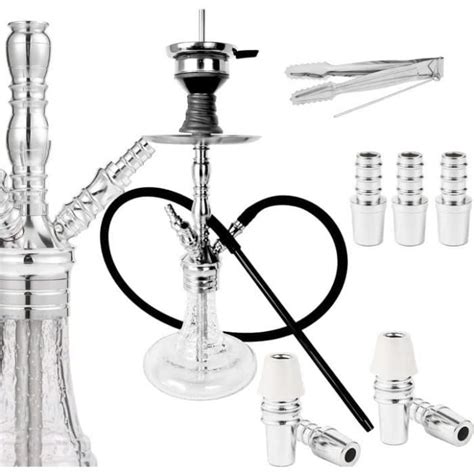 Hookah 53CM Chicha kit Complet avec Shisha 150cm Narguilé Tuyau