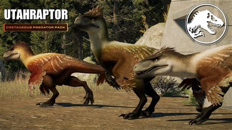 Utahraptor Vs Oviraptor Pyroraptor Breakout All Skins Jwe