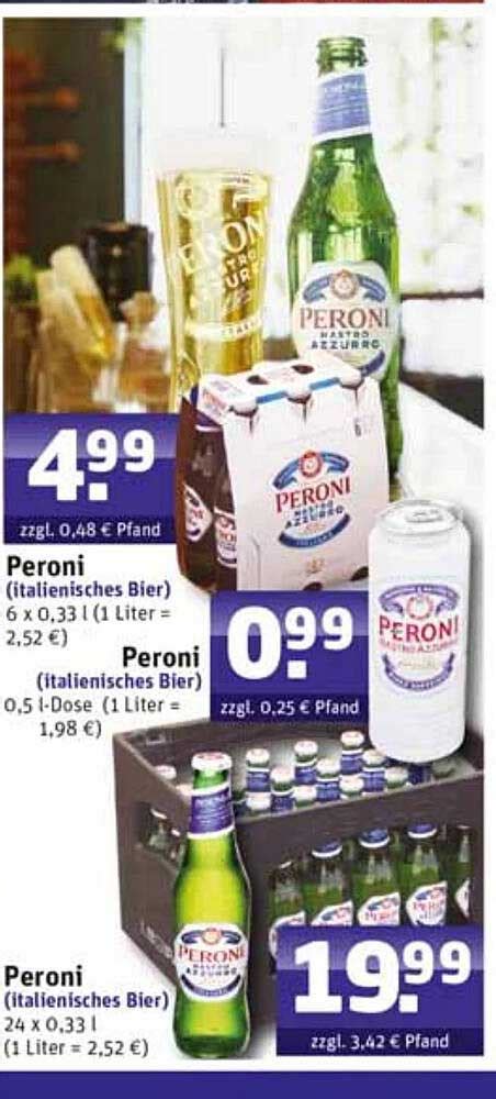 Peroni Italienische Bier Angebot Bei Schluckspecht