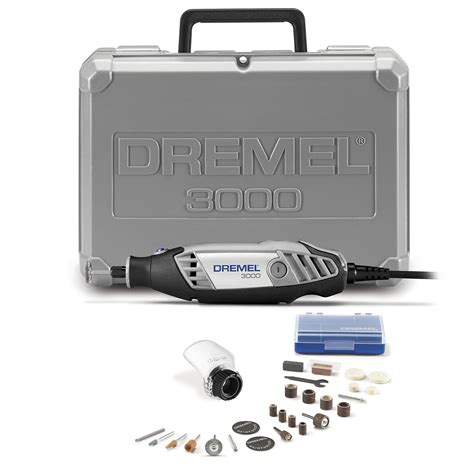 Dremel 3000 1 25 Variable Speed Rotary Tool Kit 1 Attachment And 25