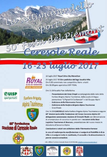 Ceresole Reale Festa Per Il Gran Drap E Il Soccorso Alpino