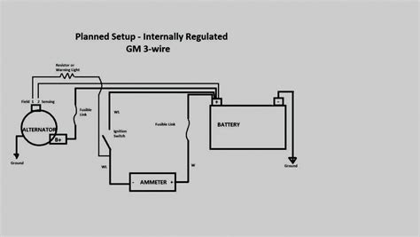 Gm 2 Wire Alternator Wiring Diagram - Wiring Diagram