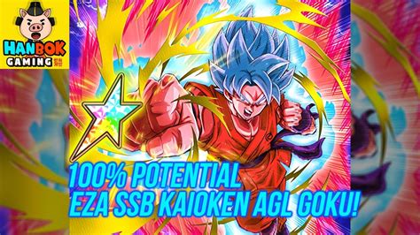 Dokkan Battle 100 Potential EZA SSB Kaioken Goku YouTube