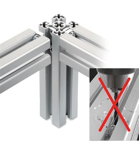 Aluminium Profile System Mounting Aluminium Profiles Without Machining