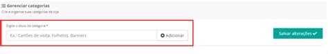 Como Criar E Gerenciar Categorias De Produtos Suporte Imprima Store