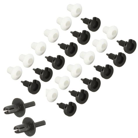 NEUFU 26Pcs Clips Agrafe Fixation Intérieur Porte Panneau Pour Land