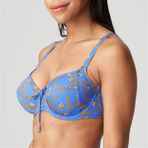 Bikini Azul Con Aro Sin Relleno Unas1 Primadonna Con Descuento Bikini