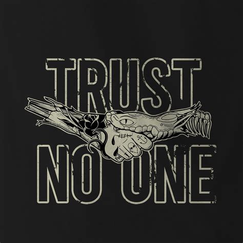 Trust No One T Shirt Military Veteran Force Wear