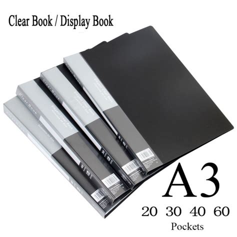 Lt Stationery 40 Pockets 80 Pages Each Clear Book Non Refillable