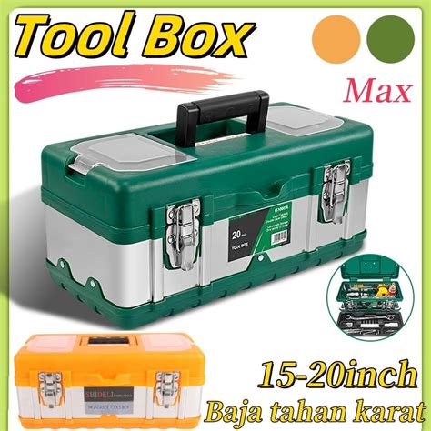 Jual Tool Box Besar 12 20 Inch Tools Box Kotak Peralatan Besi Tool Box