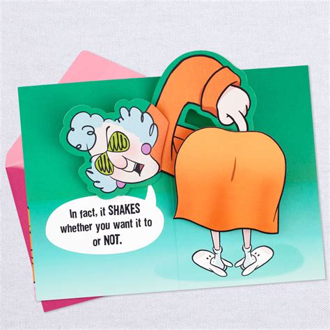 Maxine™ You Can Still Shake It Funny Pop Up Birthday Card Greeting