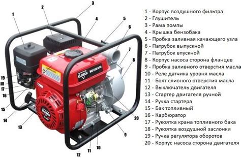Бензиновая помпа для откачки воды: выбор водяного насоса