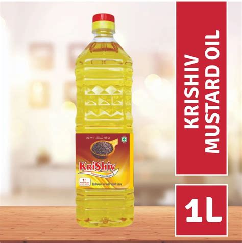 Krishiv Liter Bottle Kachi Ghani Mustard Oil At Rs Litre