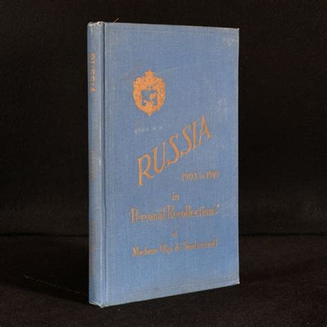 Russia The Old Regime Personal Recollections Of