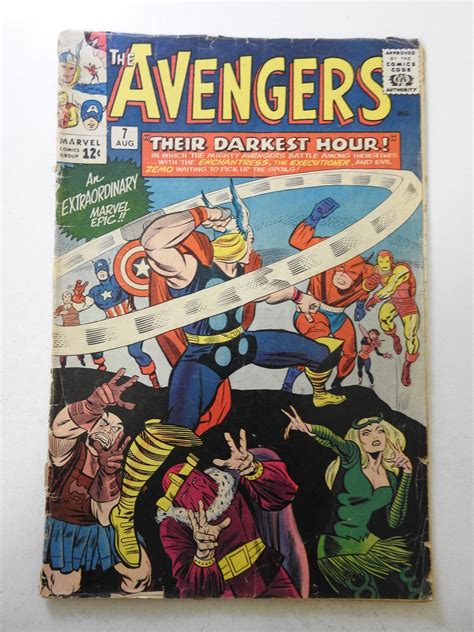 The Avengers 7 1964 GD Condition See Desc Comic Books Silver