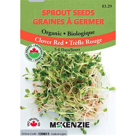 Red Clover Sprouts Organic Golden Acre Home And Garden